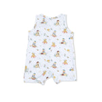 Angel Dear Lake Buddy Dogs - Sleeveless Shortie Romper - 