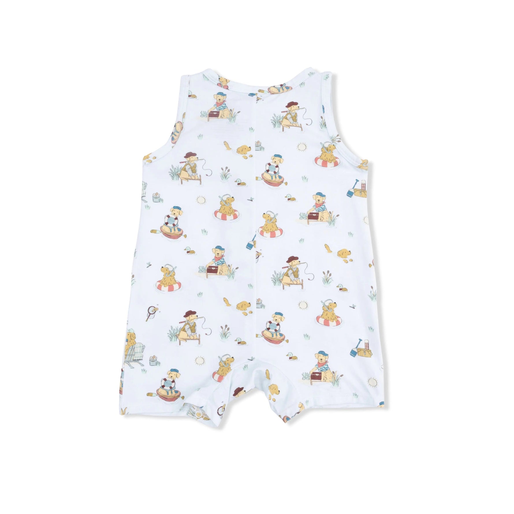 Angel Dear Lake Buddy Dogs - Sleeveless Shortie Romper - 