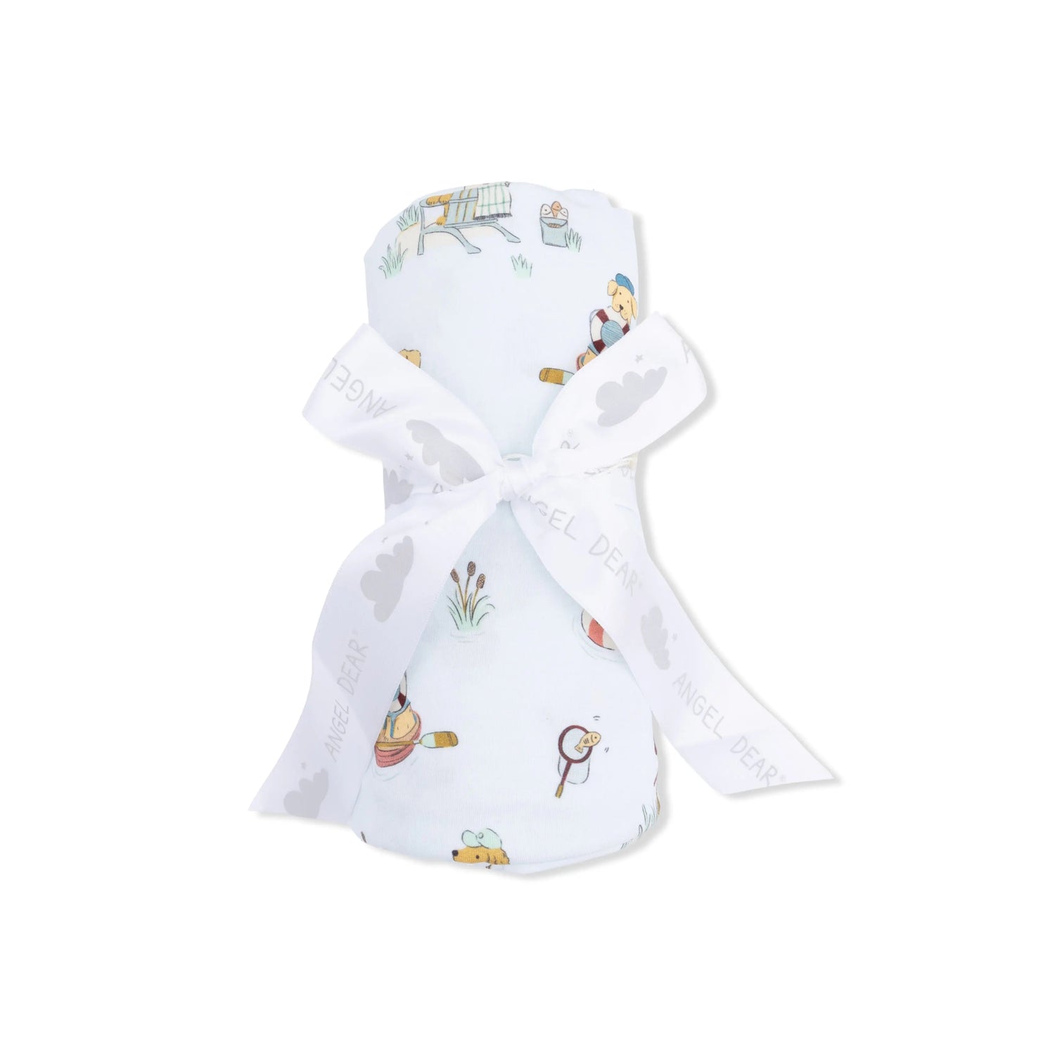 Angel Dear Lake Buddy Dogs - Swaddle Blanket - 