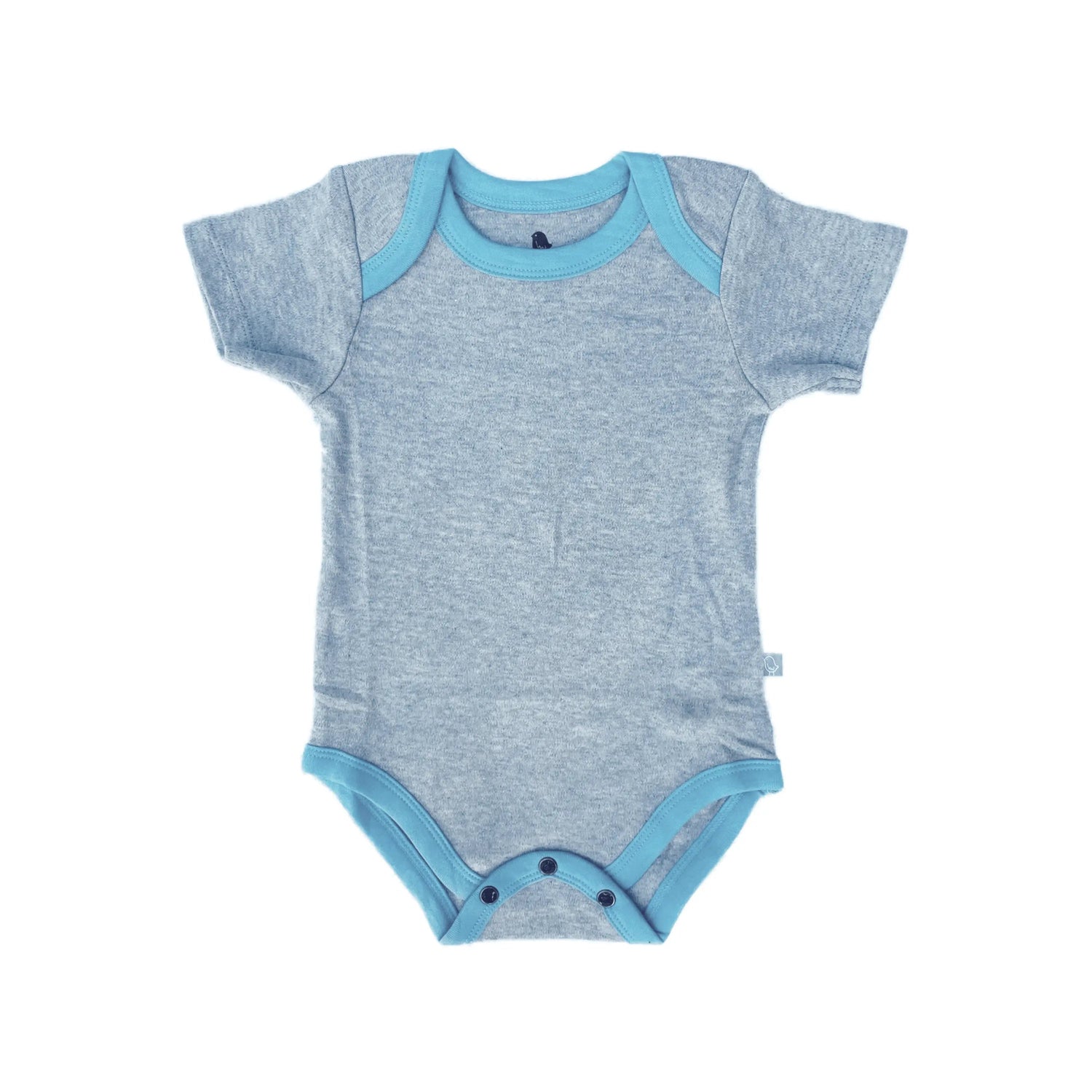 Finn + Emma lap bodysuit | vintage aqua colorblock - 