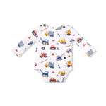 Angel Dear Lap Shoulder Bamboo Long Sleeve Bodysuit For Baby Angel Dear - Everetts Place Boutique - 