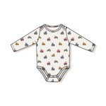Angel Dear Lap Shoulder Bamboo Long Sleeve Bodysuit Preorder For Baby - Everetts Place Boutique - 