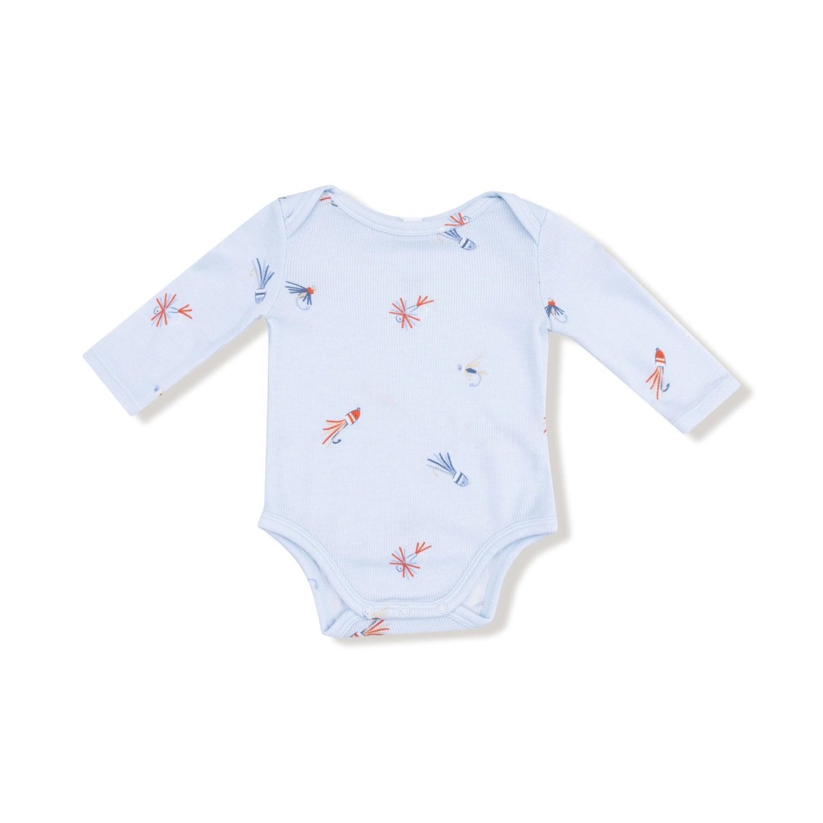 Angel Dear Lap Shoulder Bodysuit for Babies Long Sleeve Ribbed Modal - Everetts Place Boutique - 