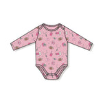 Angel Dear Lap Shoulder Long Sleeve Bodysuit for Babies in Soft Bamboo Viscose - 