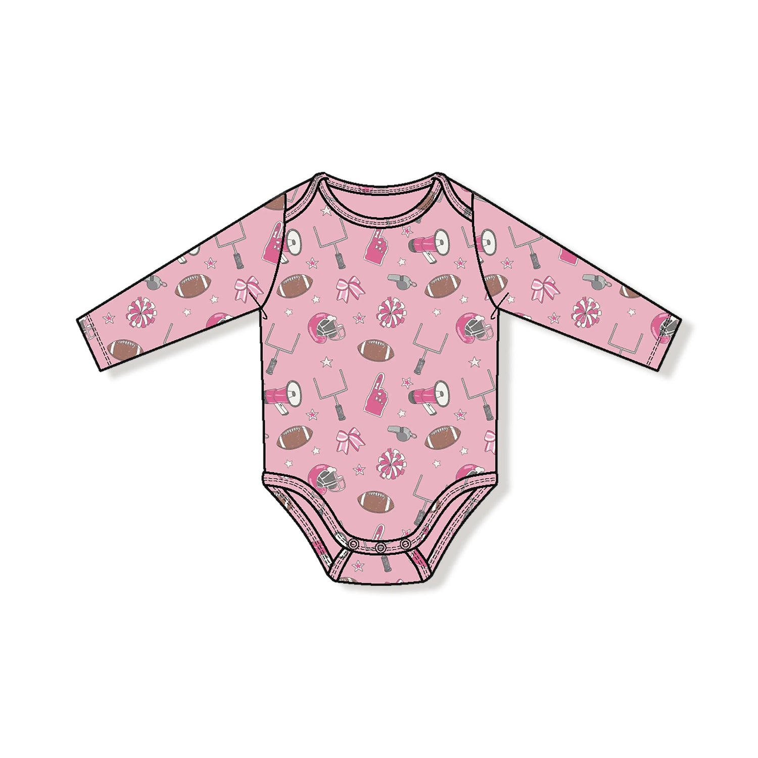 Angel Dear Lap Shoulder Long Sleeve Bodysuit for Babies in Soft Bamboo Viscose - 