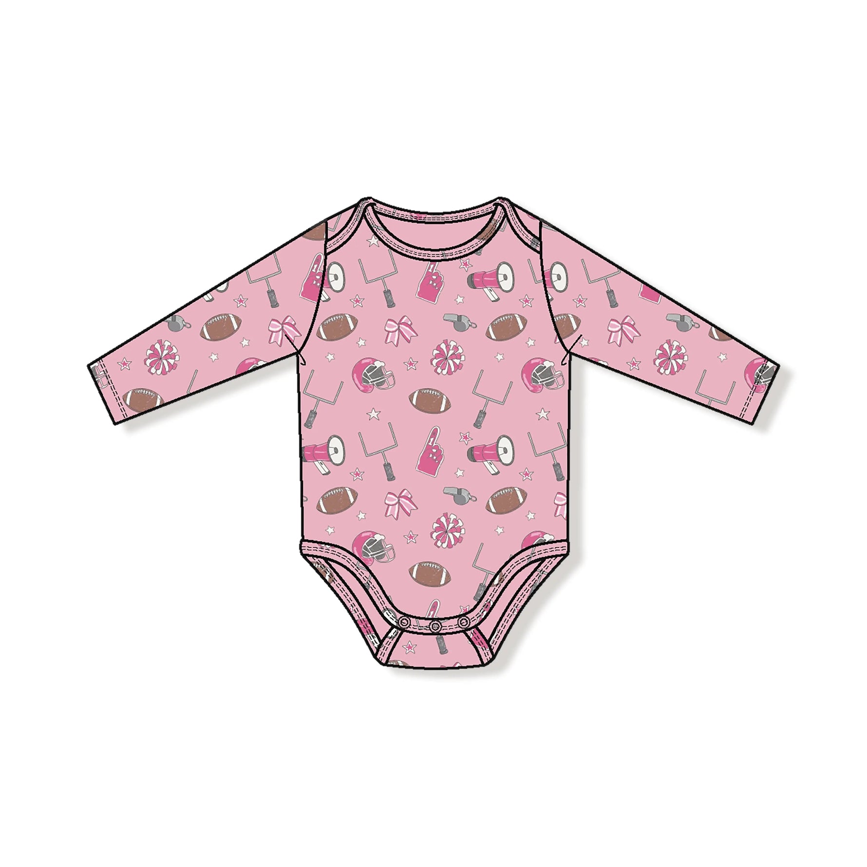 Angel Dear Lap Shoulder Long Sleeve Bodysuit for Babies in Soft Bamboo Viscose - 