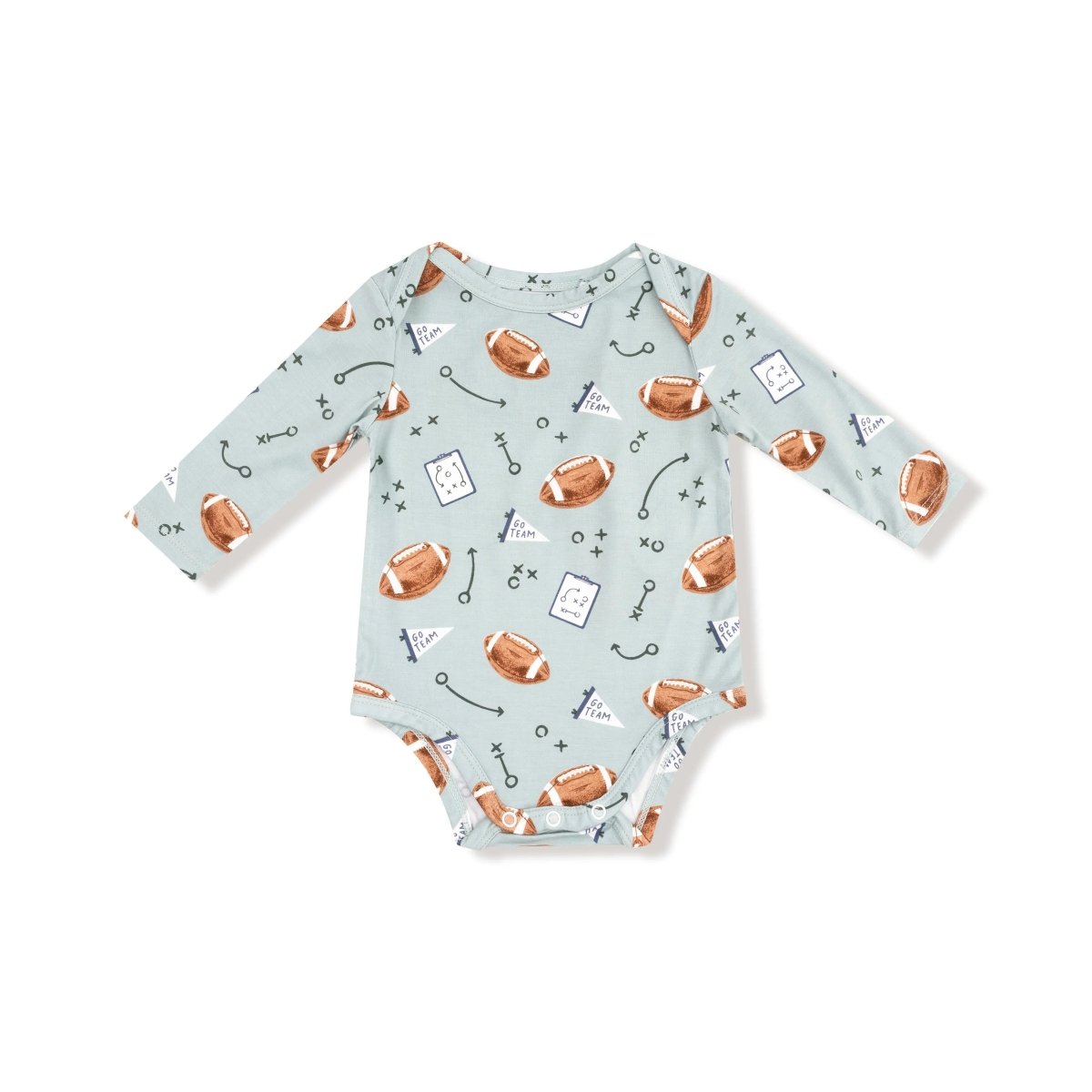 Angel Dear Lap Shoulder Long Sleeve Bodysuit for Babies in Soft Bamboo Viscose - Everetts Place Boutique - 