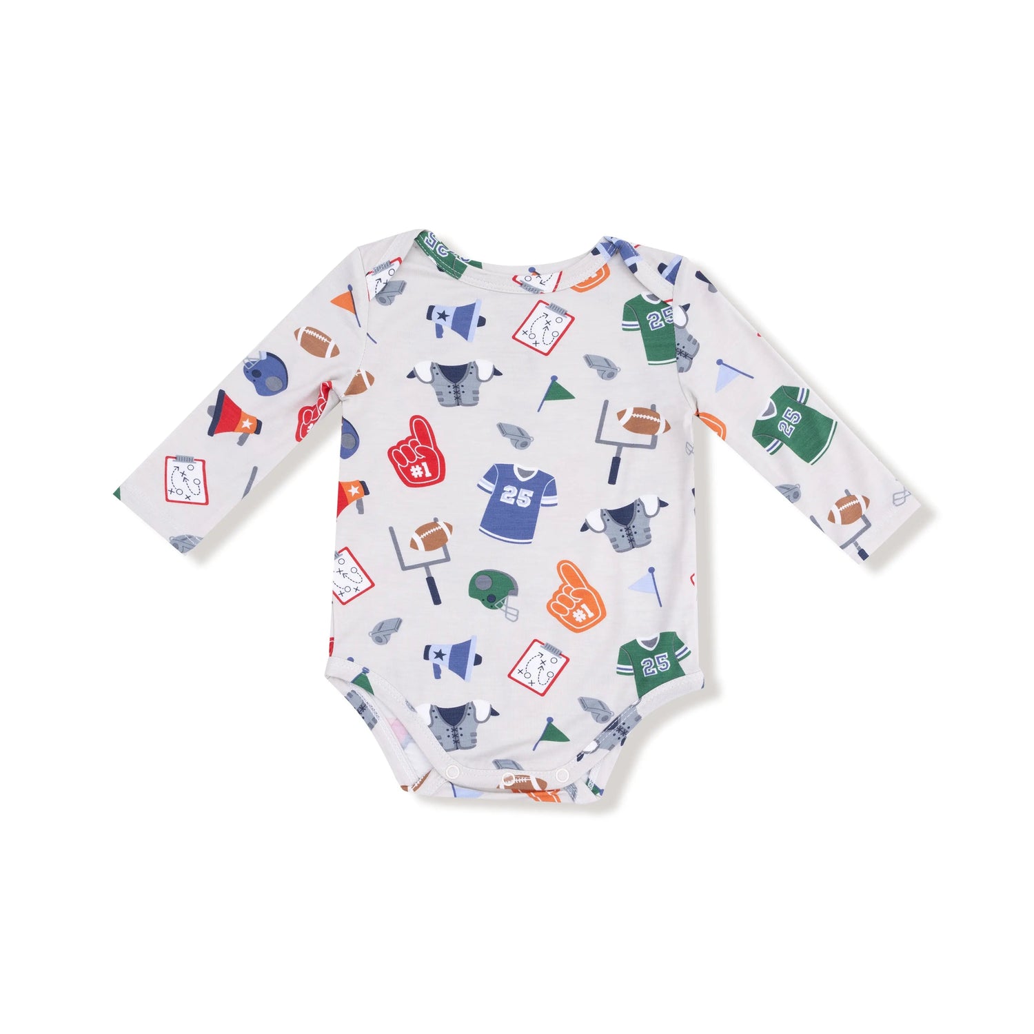 Angel Dear Lap Shoulder Long Sleeve Bodysuit for Everyday Wear - 