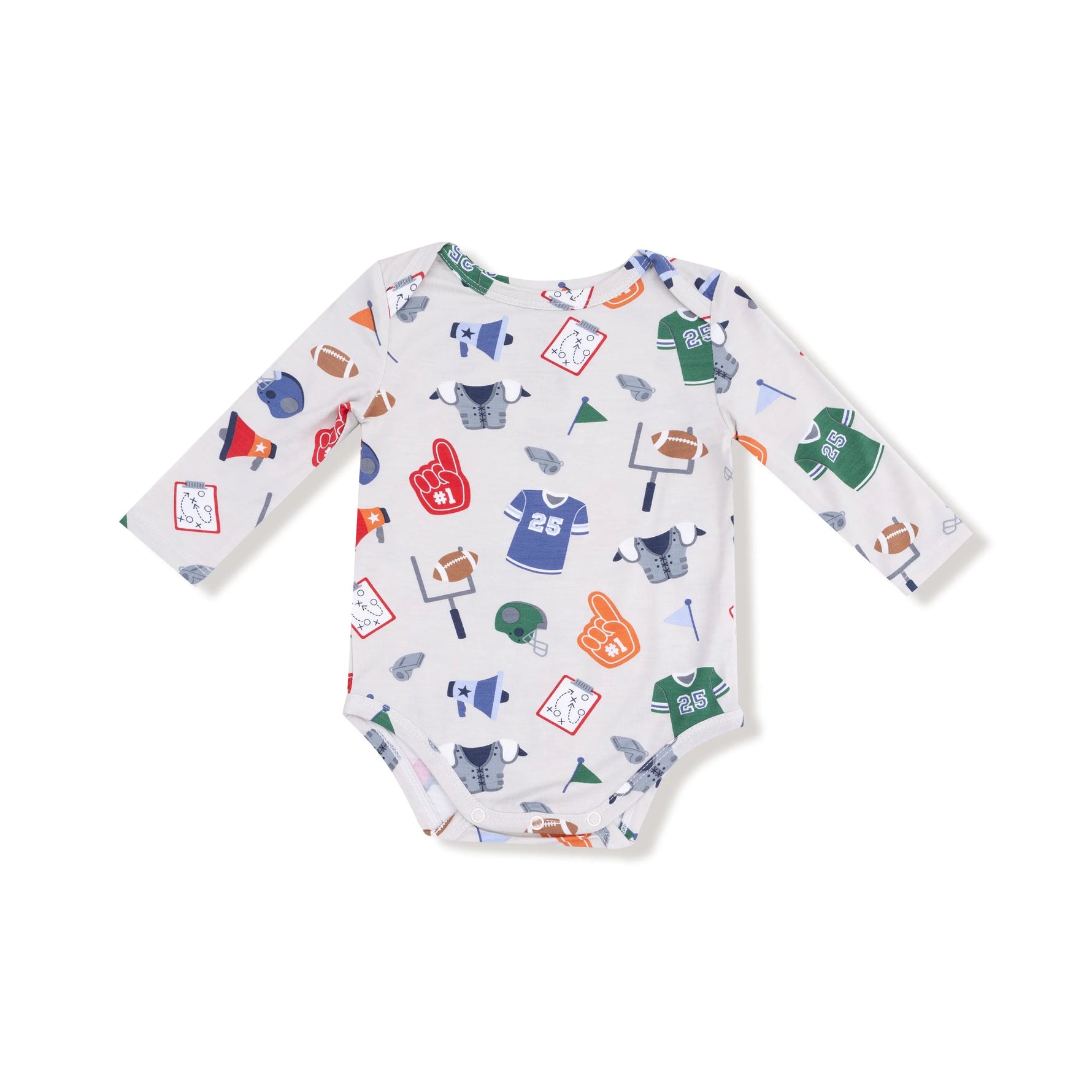 Angel Dear Lap Shoulder Long Sleeve Bodysuit for Everyday Wear - 