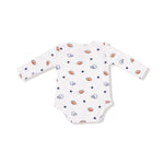 Angel Dear Lap Shoulder Thermal Waffle Long Sleeve Bodysuit For Babies - Everetts Place Boutique - 