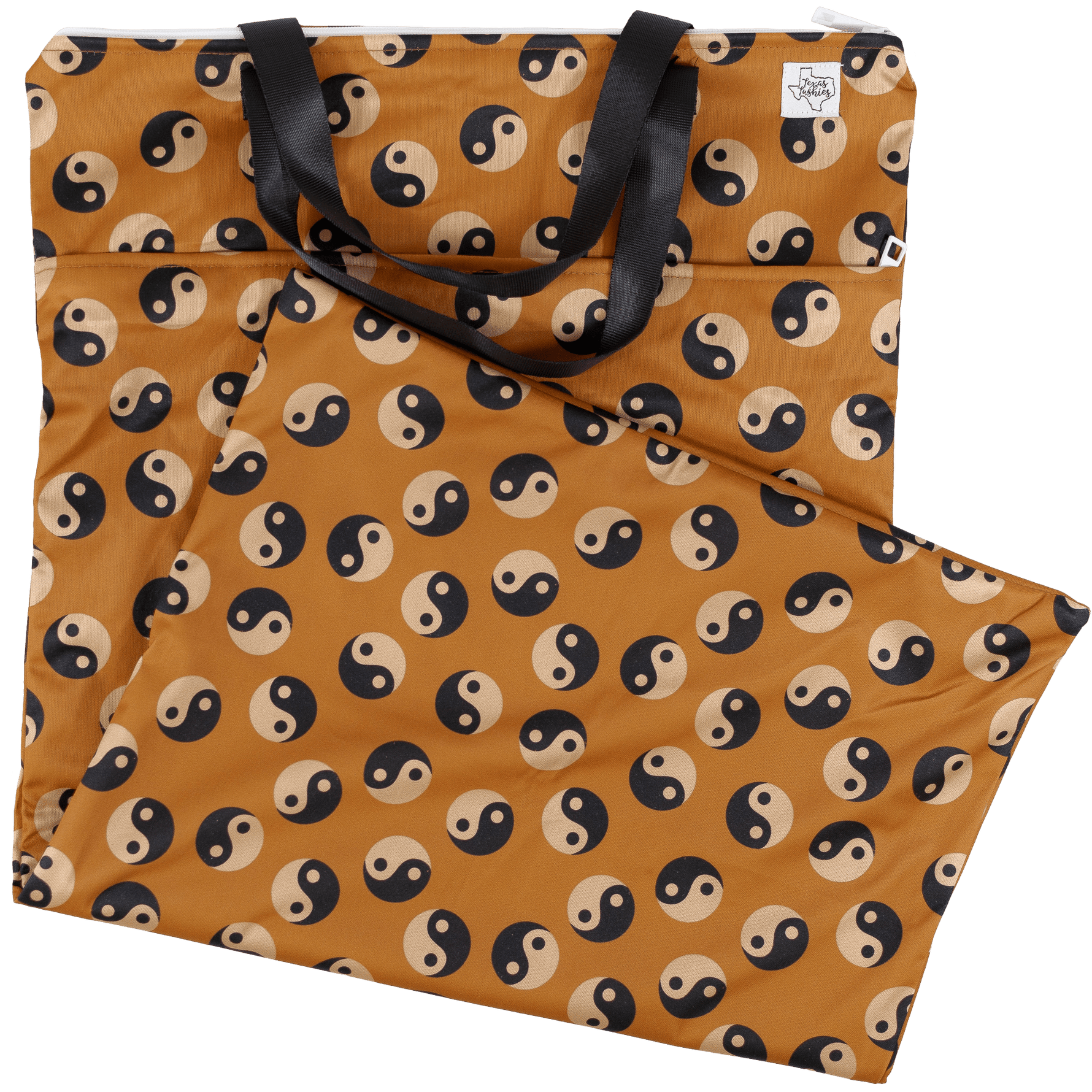 Texas Tushies Texas Tushies Large Hanging Wet Bags with Dual Pockets for Cloth Diapers - Baby & Toddler > Diapering > Diaper Wet Bags Wet Bag
