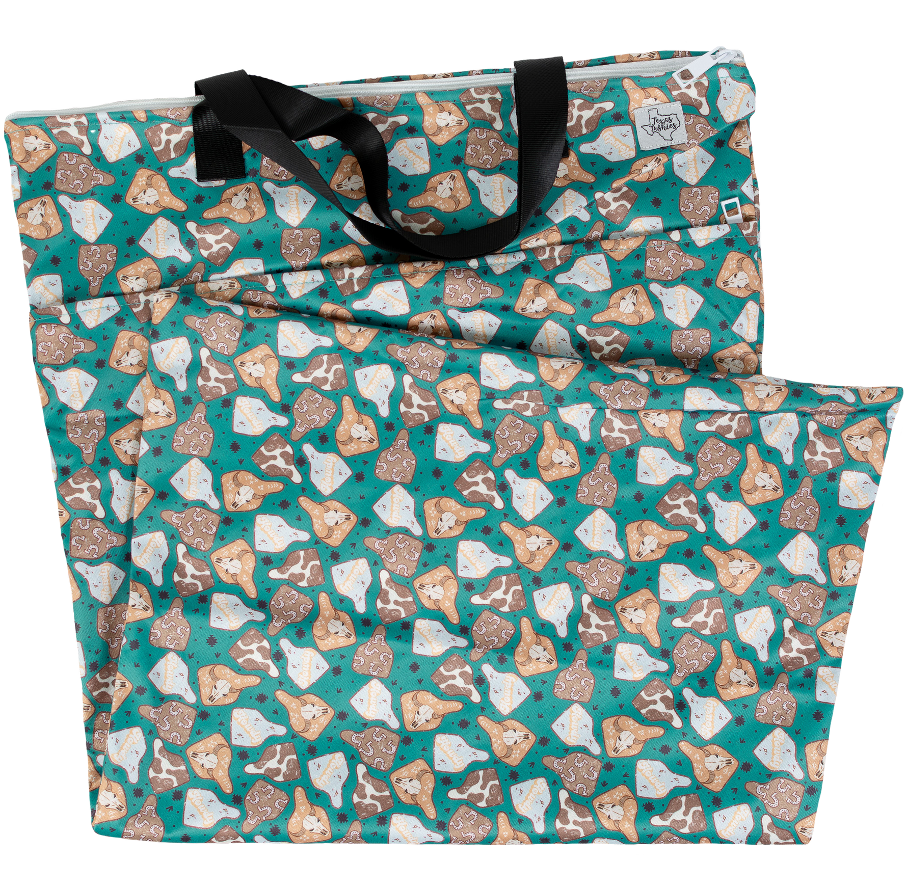 Texas Tushies Texas Tushies Large Hanging Wet Bags with Dual Pockets for Cloth Diapers - Baby & Toddler > Diapering > Diaper Wet Bags Wet Bag