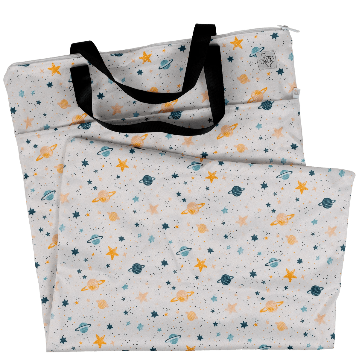 Texas Tushies Large Hanging Wet Bags with Dual Pockets - 