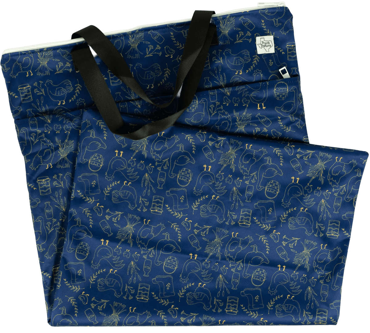 Texas Tushies Large Hanging Wet Bags with Dual Pockets - 