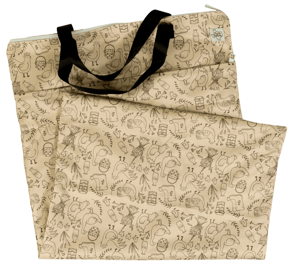Texas Tushies Large Hanging Wet Bags with Dual Pockets - 