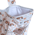 The Good Village Cloth Co. Large Hanging Wetbag | Day at the Farm - 