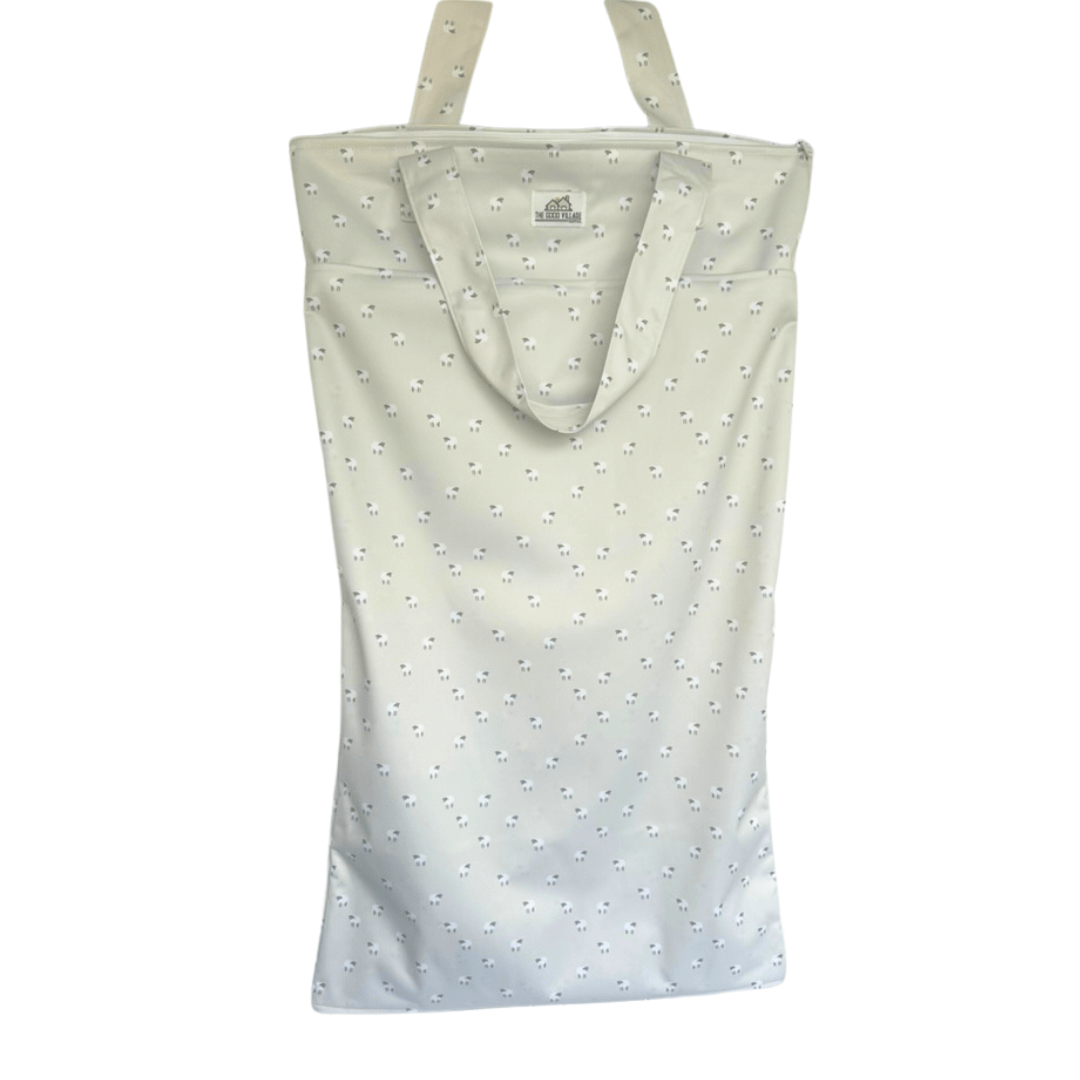 The Good Village Cloth Co. Large Hanging Wetbag | Sheep Tofu - 
