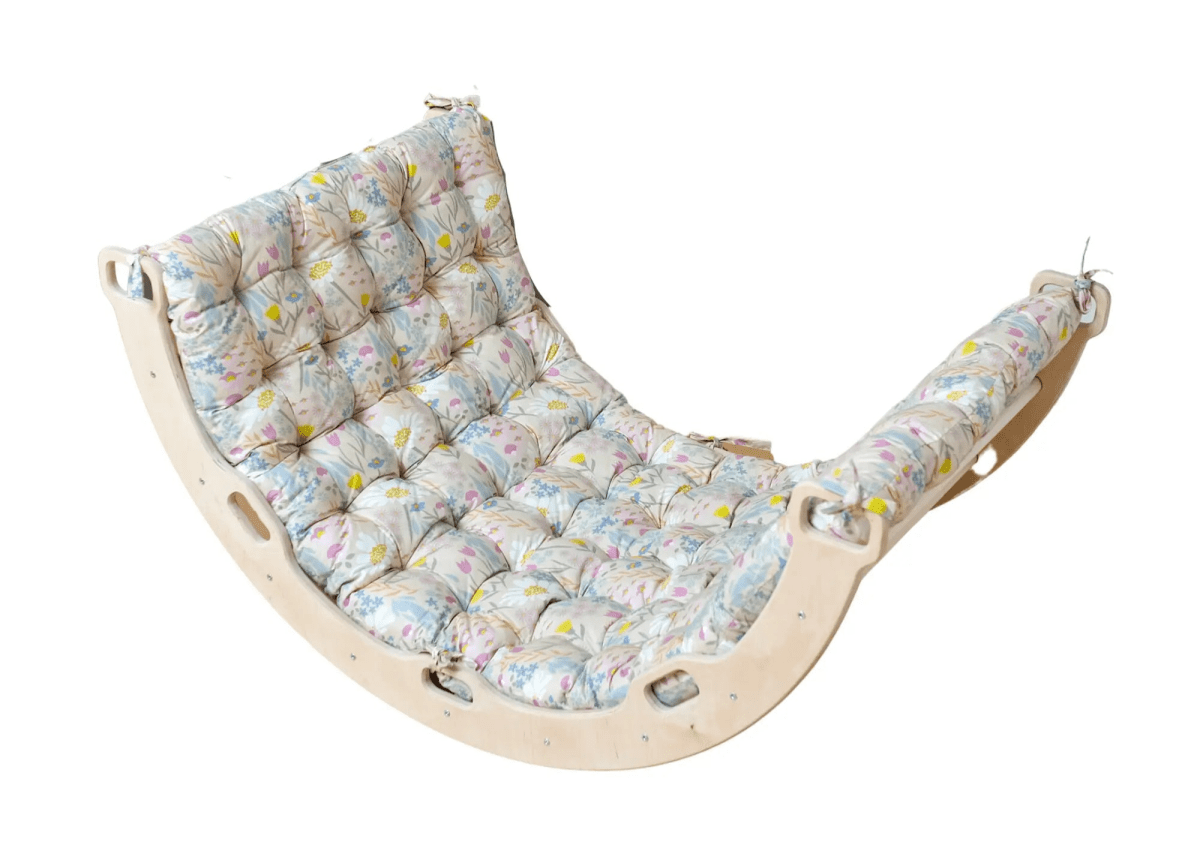 Kidodido Large Montessori Climbing Arch Rocker With Plush Pillow Set - Everetts Place Boutique - 