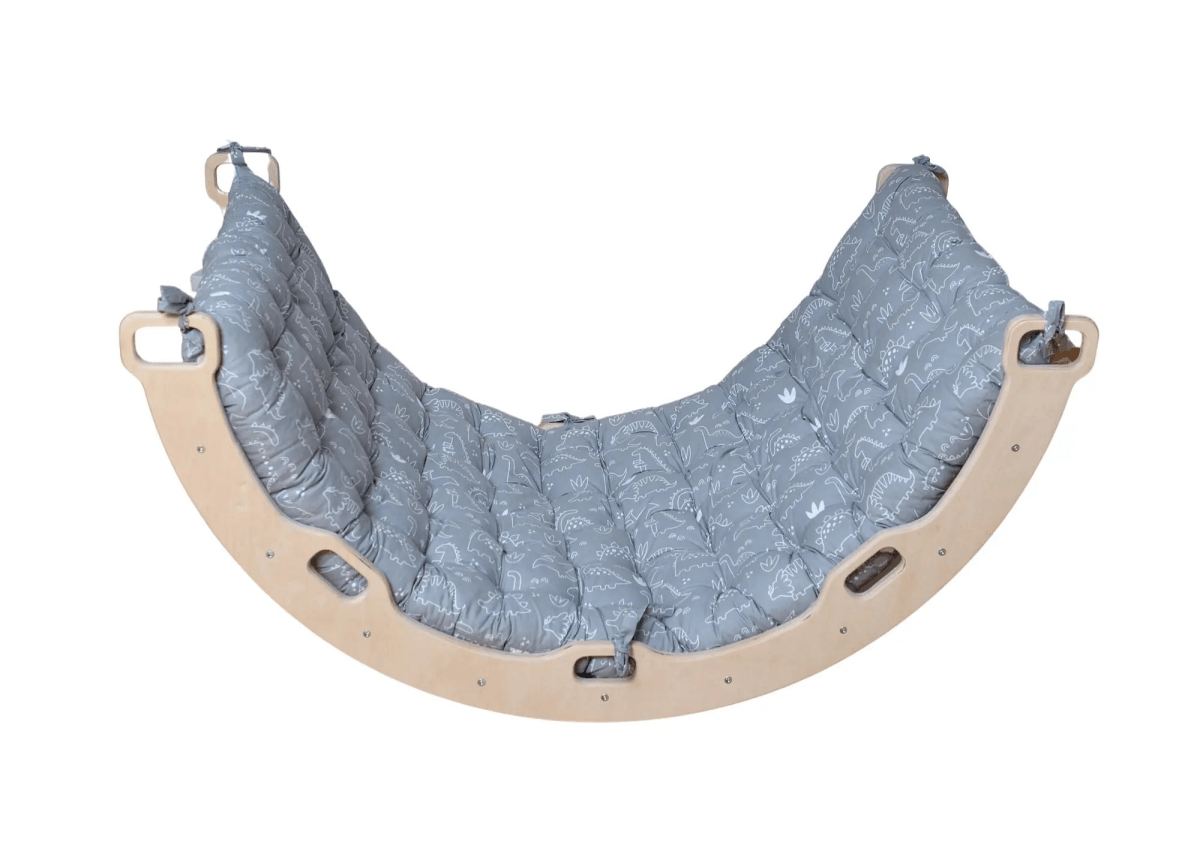 Kidodido Large Montessori Climbing Arch Rocker With Plush Pillow Set - Everetts Place Boutique - 