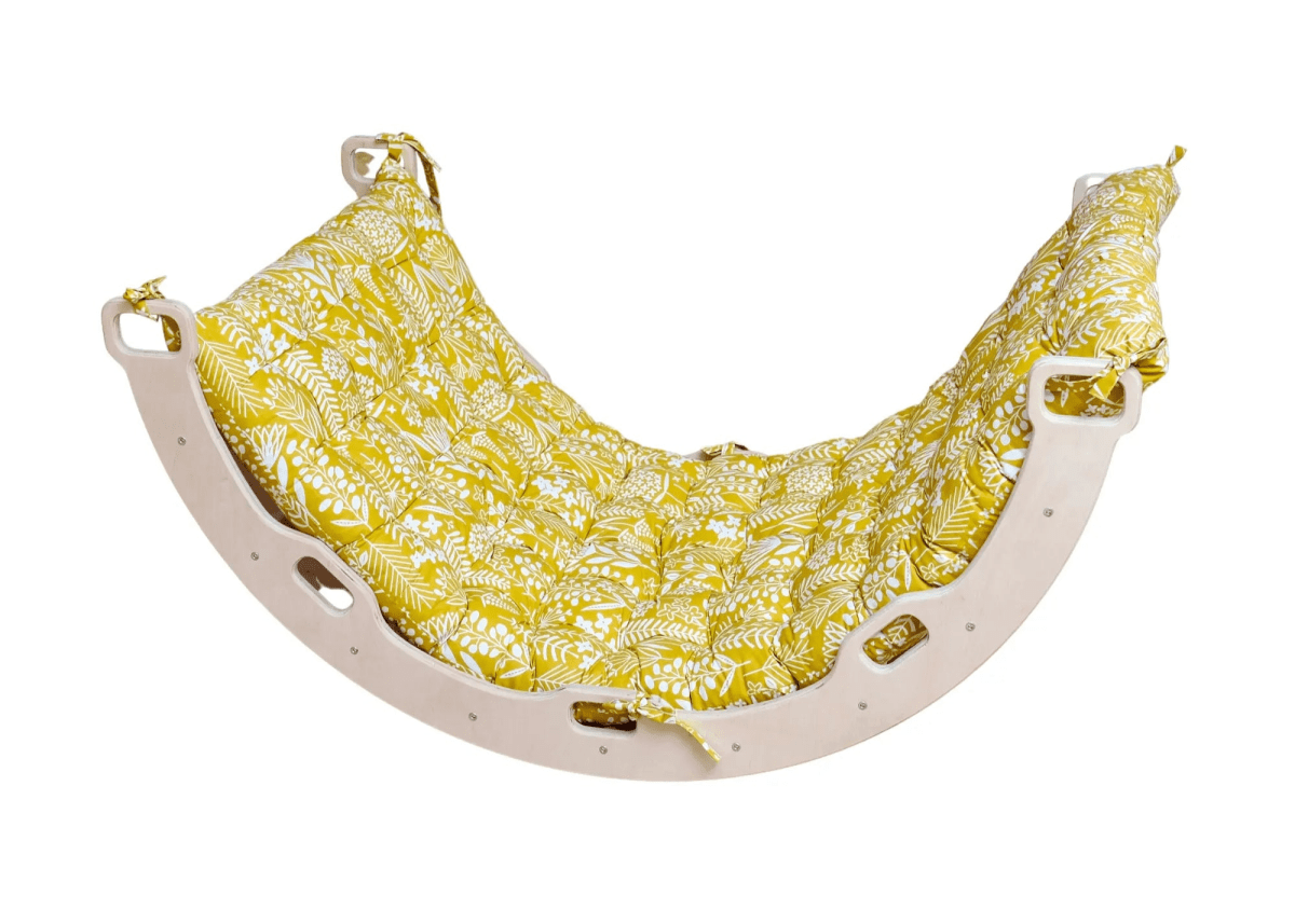 Kidodido Large Montessori Climbing Arch Rocker With Plush Pillow Set - Everetts Place Boutique - 