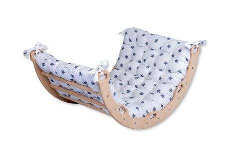 Large Montessori Climbing Arch/Rocker with Pillow Set - Everetts Place: Online Boutique - Furniture