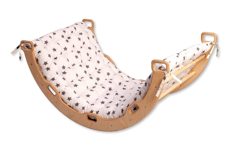 Large Montessori Climbing Arch/Rocker with Pillow Set - Everetts Place: Online Boutique - Furniture