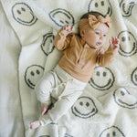 Mebie Baby Latte Bamboo Snap Long Sleeve Ribbed Bodysuit - 