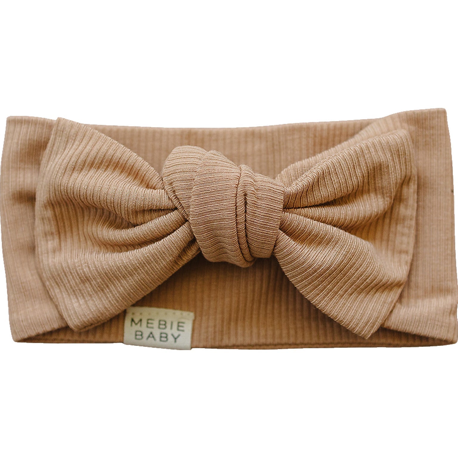 Latte Ribbed Bamboo Head Wrap - Bow tie, Brown, Knot, Headband, Ribbon | Everetts Place
