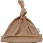 Mebie Baby Latte Ribbed Bamboo Rayon Newborn Knot Hat Soft Baby Beanie Mebie Baby - 