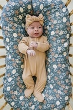 Mebie Baby Latte Ribbed Bamboo Zipper - 