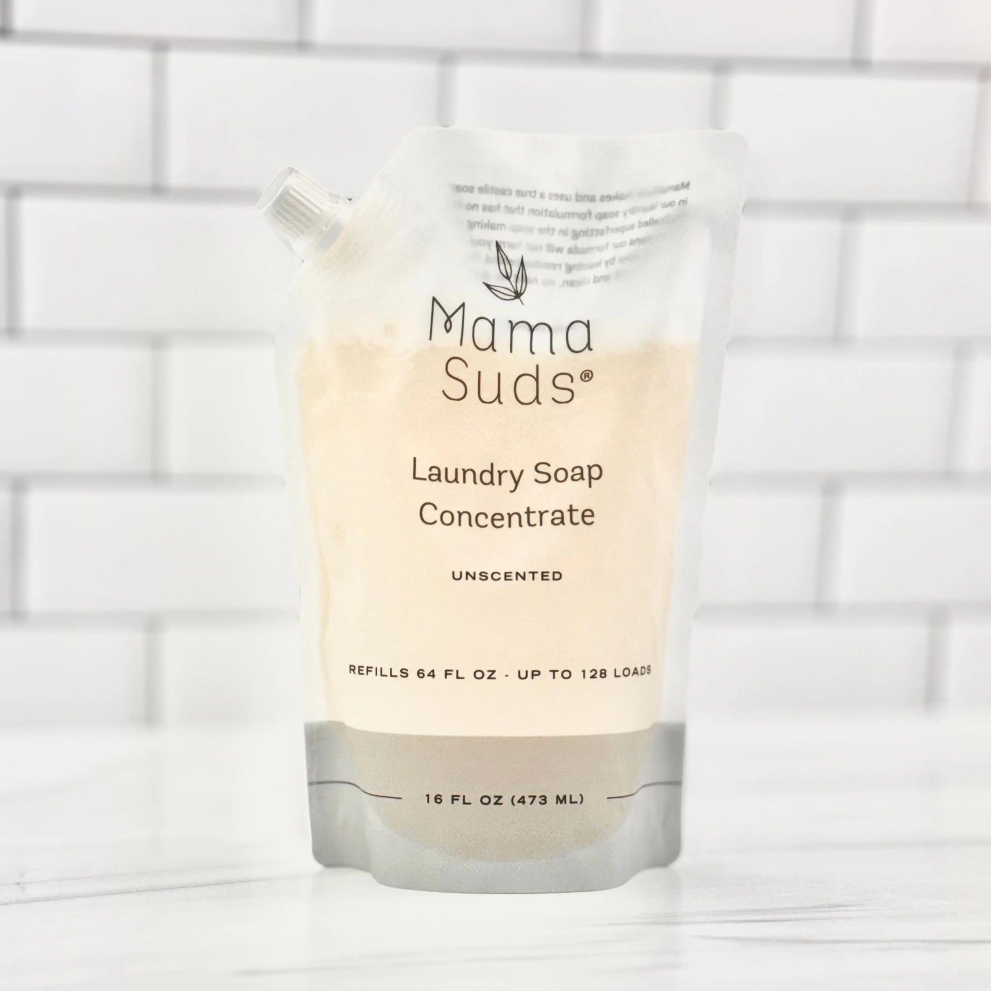 Laundry Soap Concentrate Pouch Refill with Essential Oils for Eco Friendly Cleaning MamaSuds
