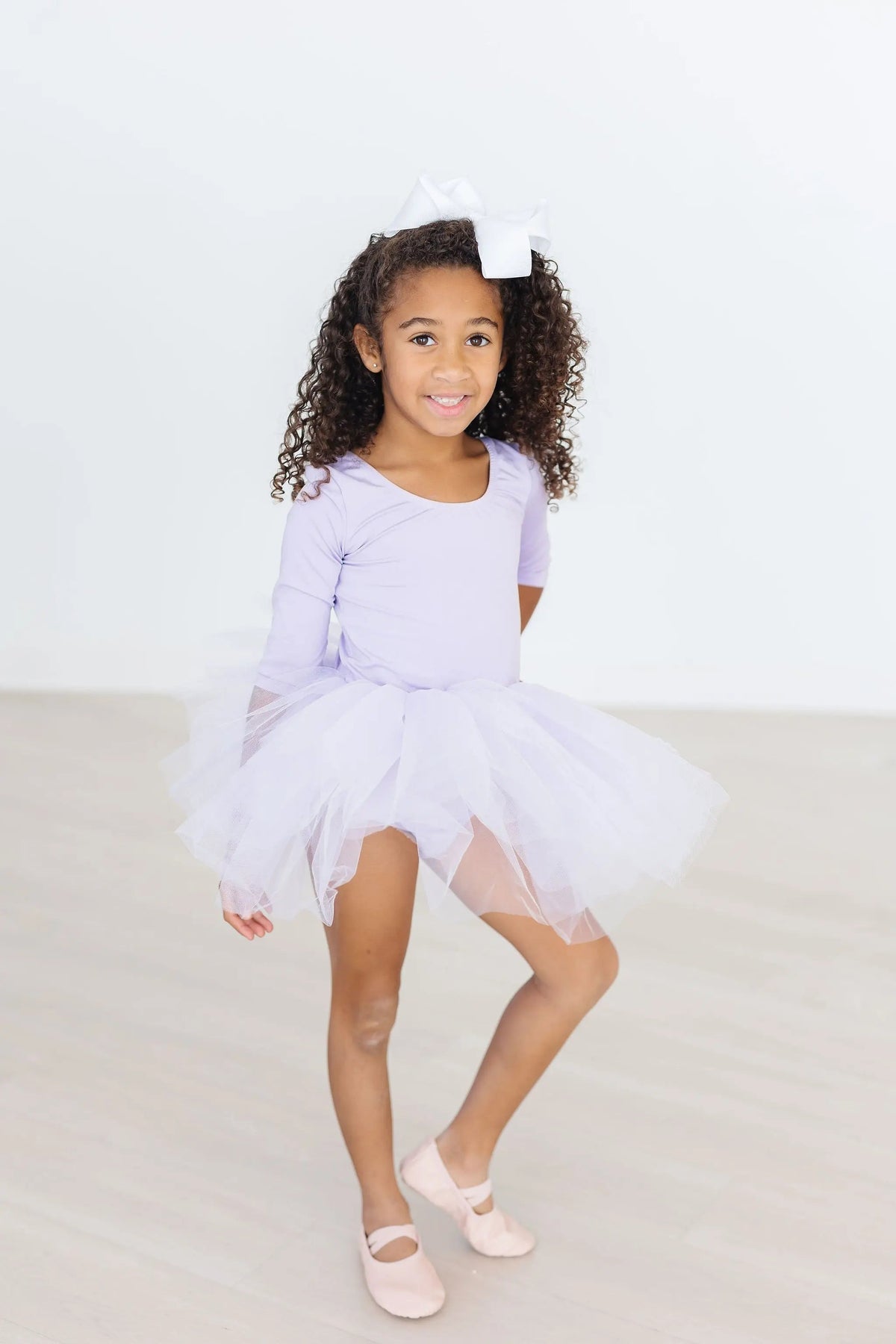 Mila & Rose ® Lavender 3/4 Tutu Leotard - 