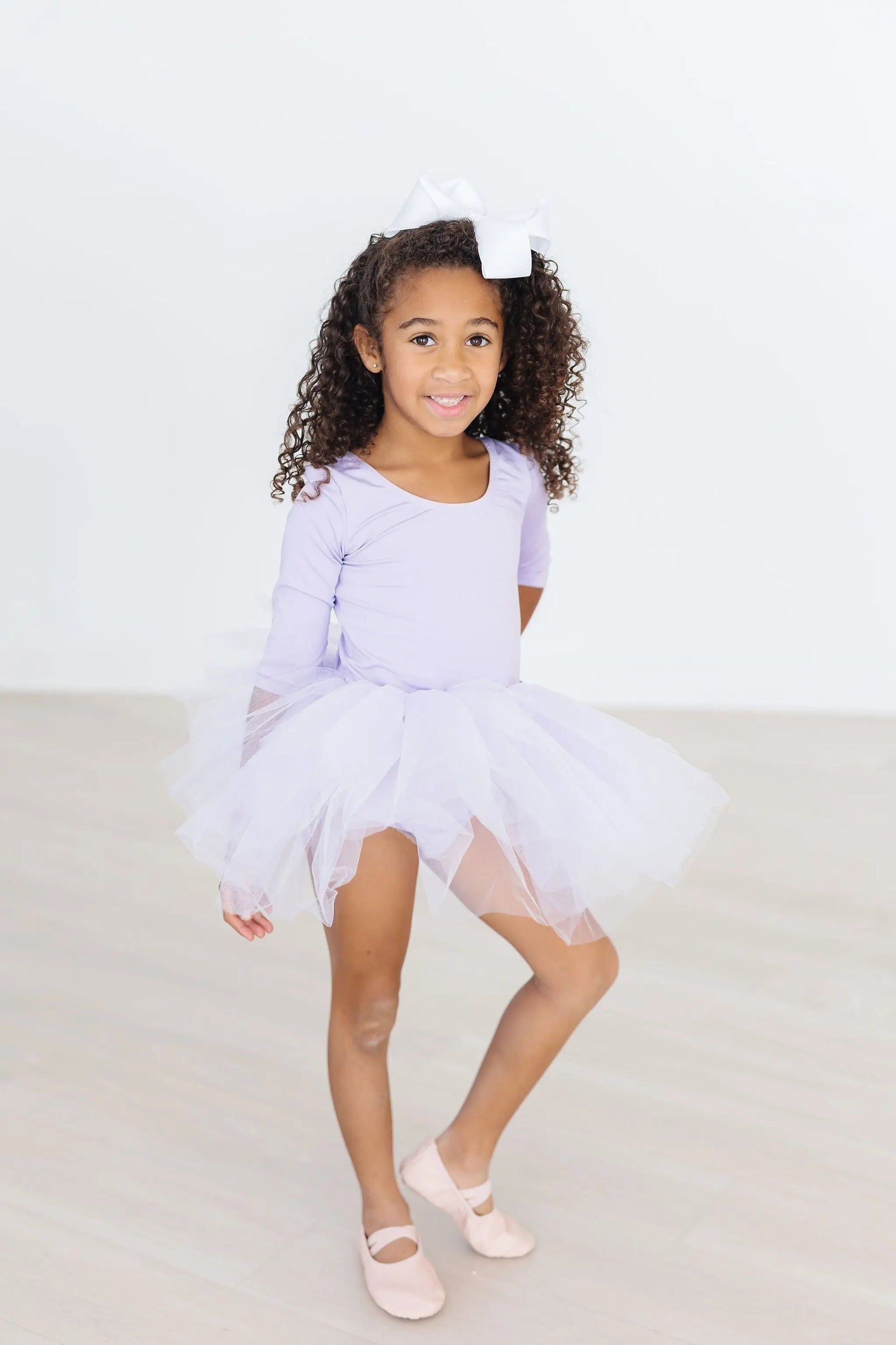 Mila & Rose ® Lavender 3/4 Tutu Leotard - 