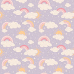 Sweet Bamboo Lavender Baby Footie with Two Way Zipper and No Slip Grips for Infants - 