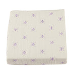 Newcastle Classics Lavender Flower Natural Bamboo Muslin Blanket - Baby & Toddler > Swaddling & Receiving Blankets > Receiving Blankets Bamboo Newcastle Blanket