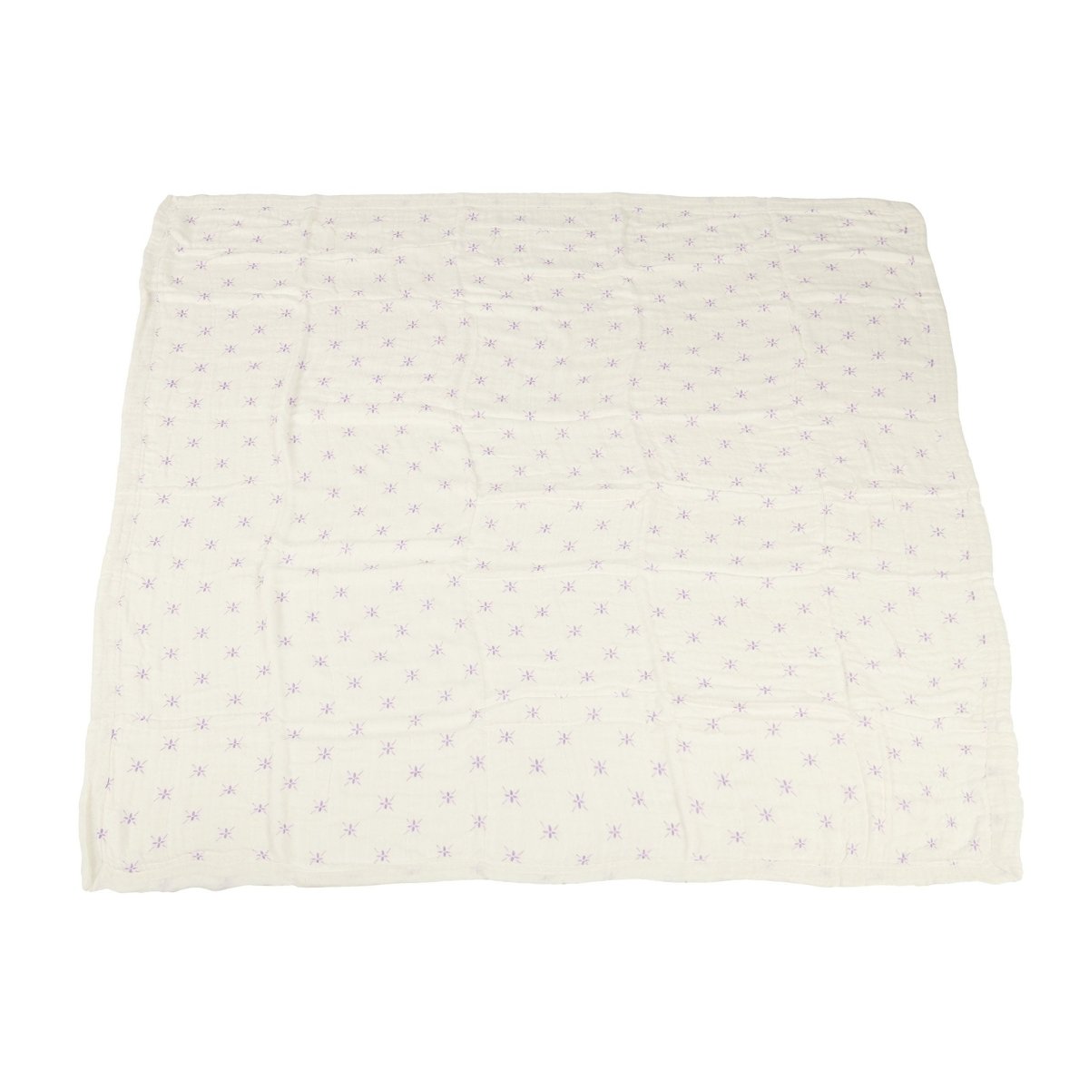 Newcastle Classics Lavender Flower Natural Bamboo Muslin Blanket - 
