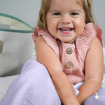 Goosewaddle® | Newborn Baby Blankets Toys Teethers Bibs & More Lavender Knit Baby Blanket with Soft Fabric