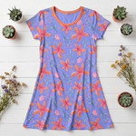Lavender Leilani A-Line Dress by Bestaroo