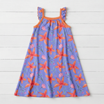 Lavender Leilani Flutter Sleeve Dress by Bestaroo