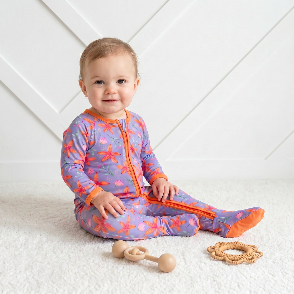 Lavender Leilani Footie by Bestaroo