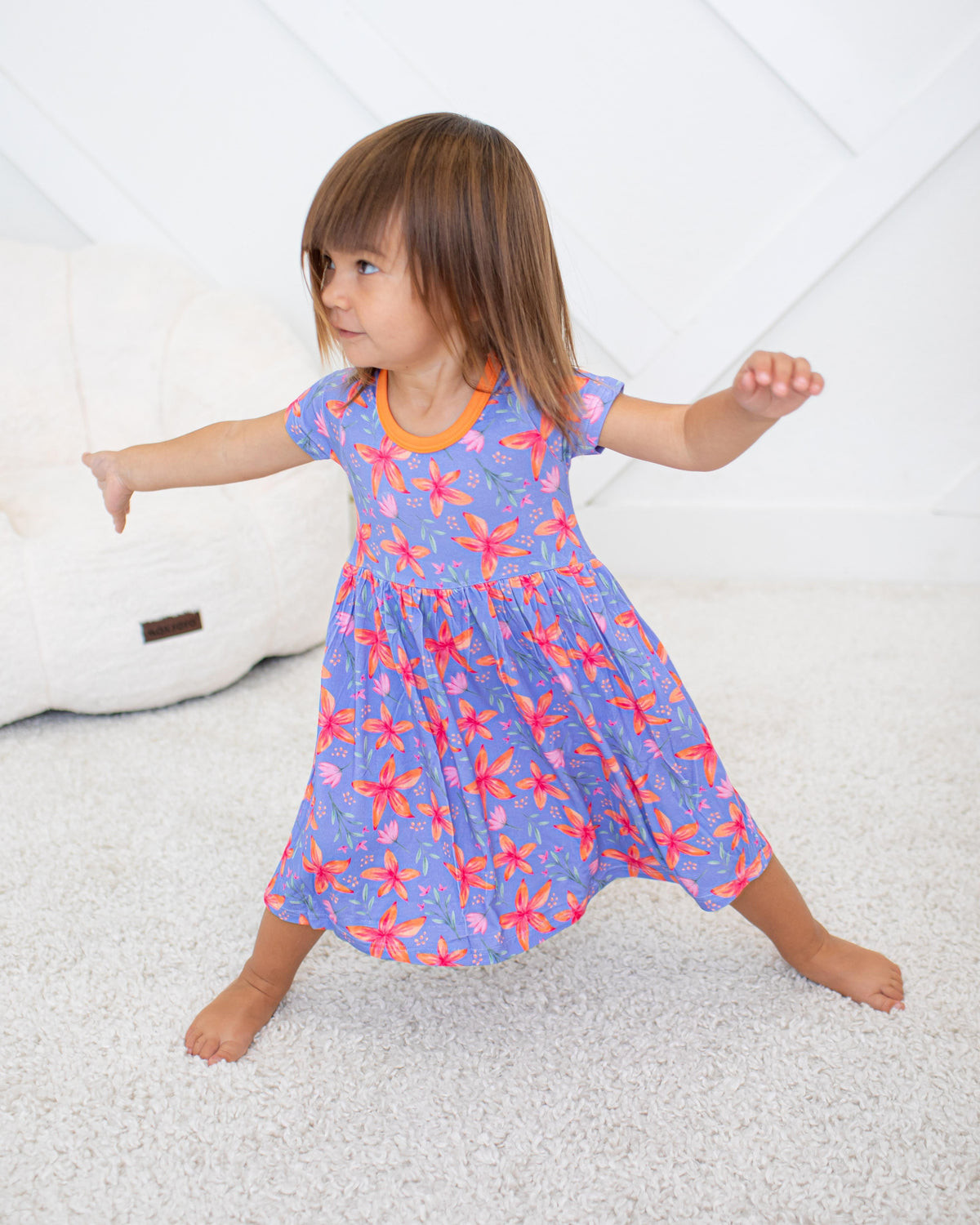 Lavender Leilani S/S Dress by Bestaroo