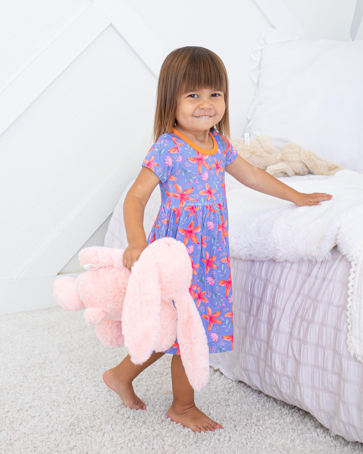 Lavender Leilani S/S Dress by Bestaroo