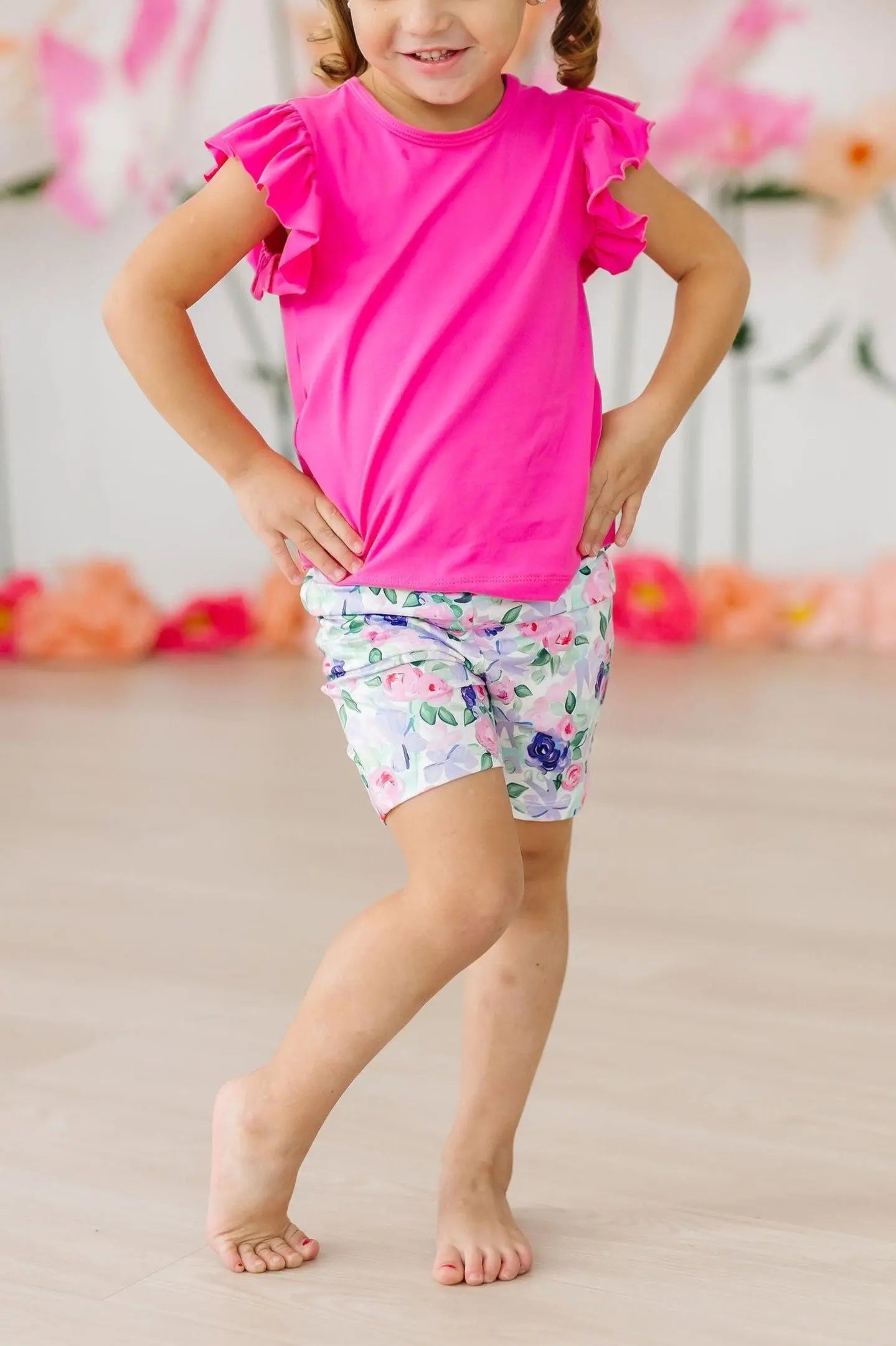 Mila & Rose ® Lavender Love Twirl Shorts - 