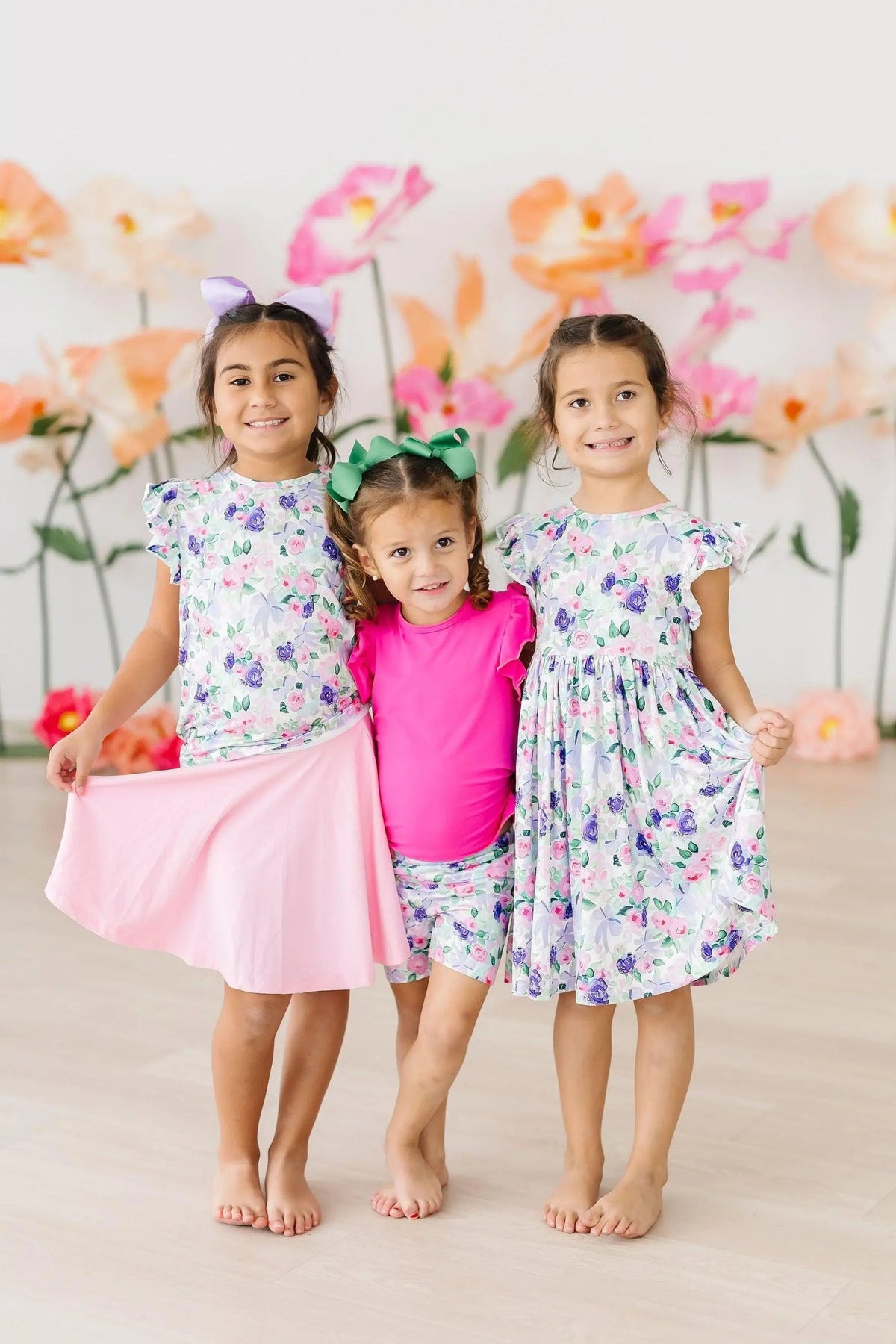 Mila & Rose ® Lavender Love Twirl Shorts - 