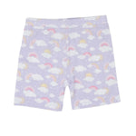 Sweet Bamboo Lavender Pajama Set with Lightweight Fabric for Kids Summer Sleep - 