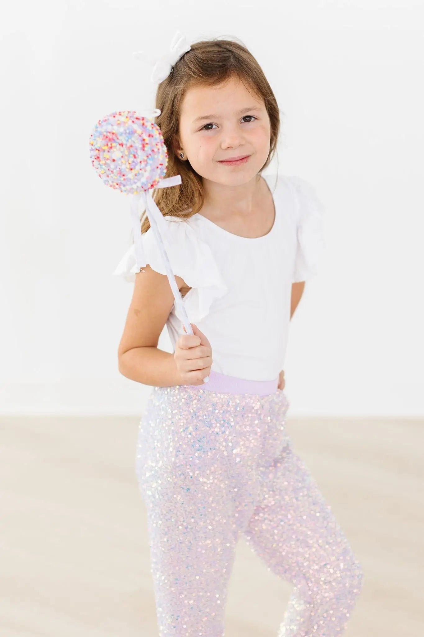 Mila & Rose ® Lavender Sequin Joggers - 