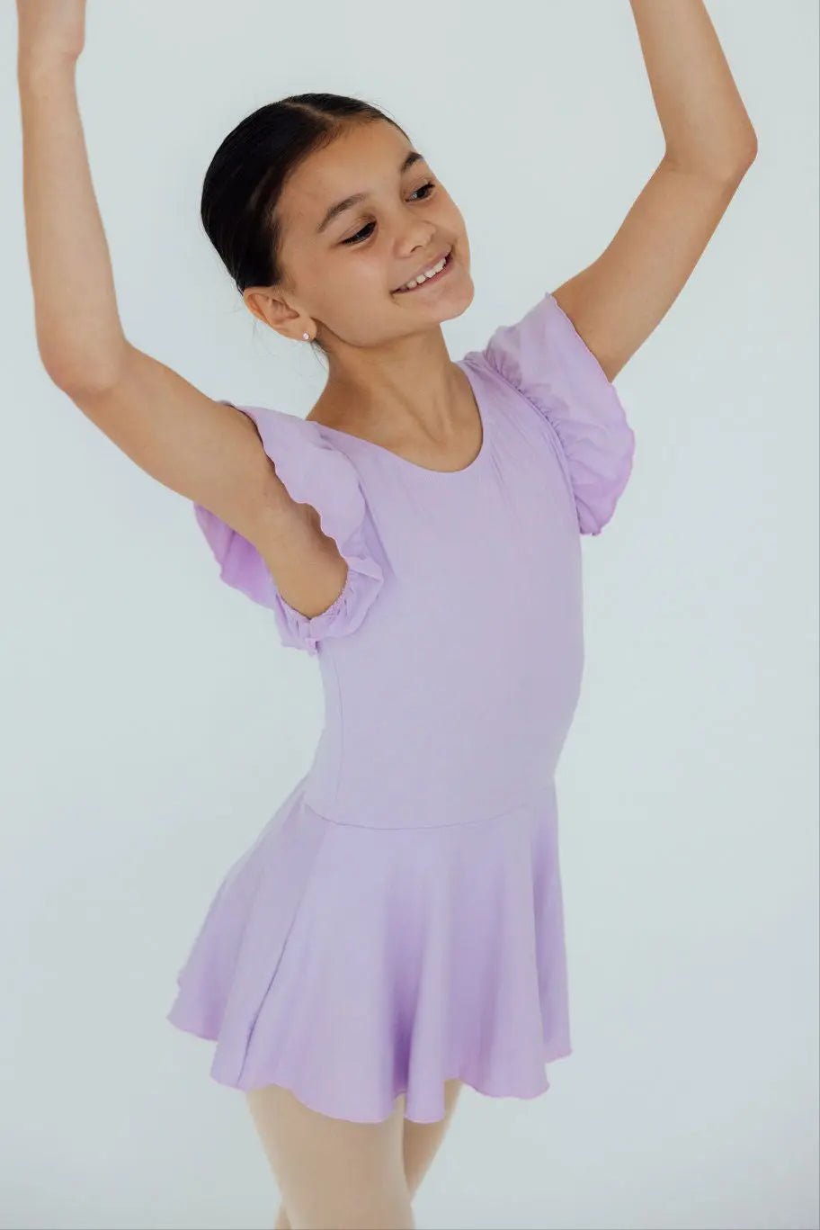 Mila & Rose ® Lavender S/S Twirl Leotard - 