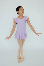 Mila & Rose ® Lavender S/S Twirl Leotard - 