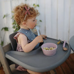 Mushie Silicone Suction Bowl for Kids Food Grade Heat Resistant Safe Feeding - Home & Garden > Kitchen & Dining > Tableware > Dinnerware > Bowls silicone tableware