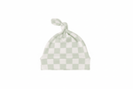 Little Mae & Co Leaf Green Checkered Knotted HatEveretts Place